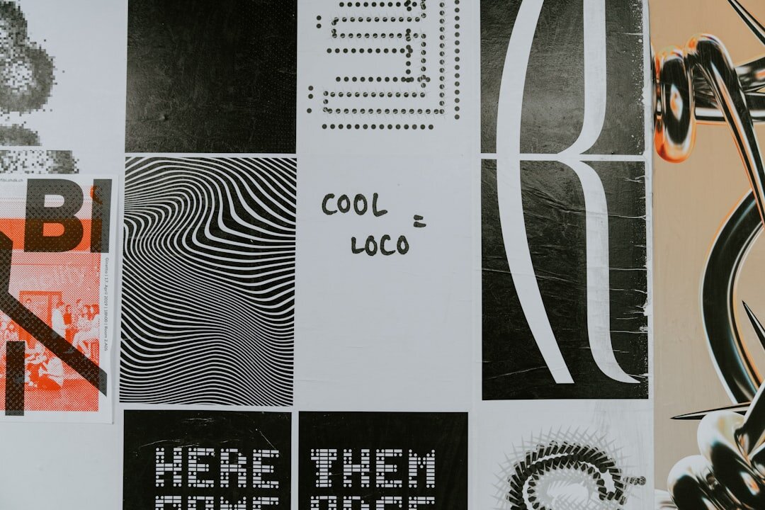 modern retro style ad