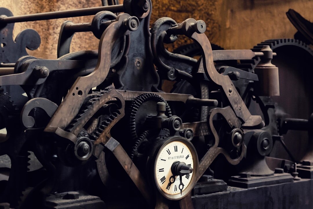 old printing press